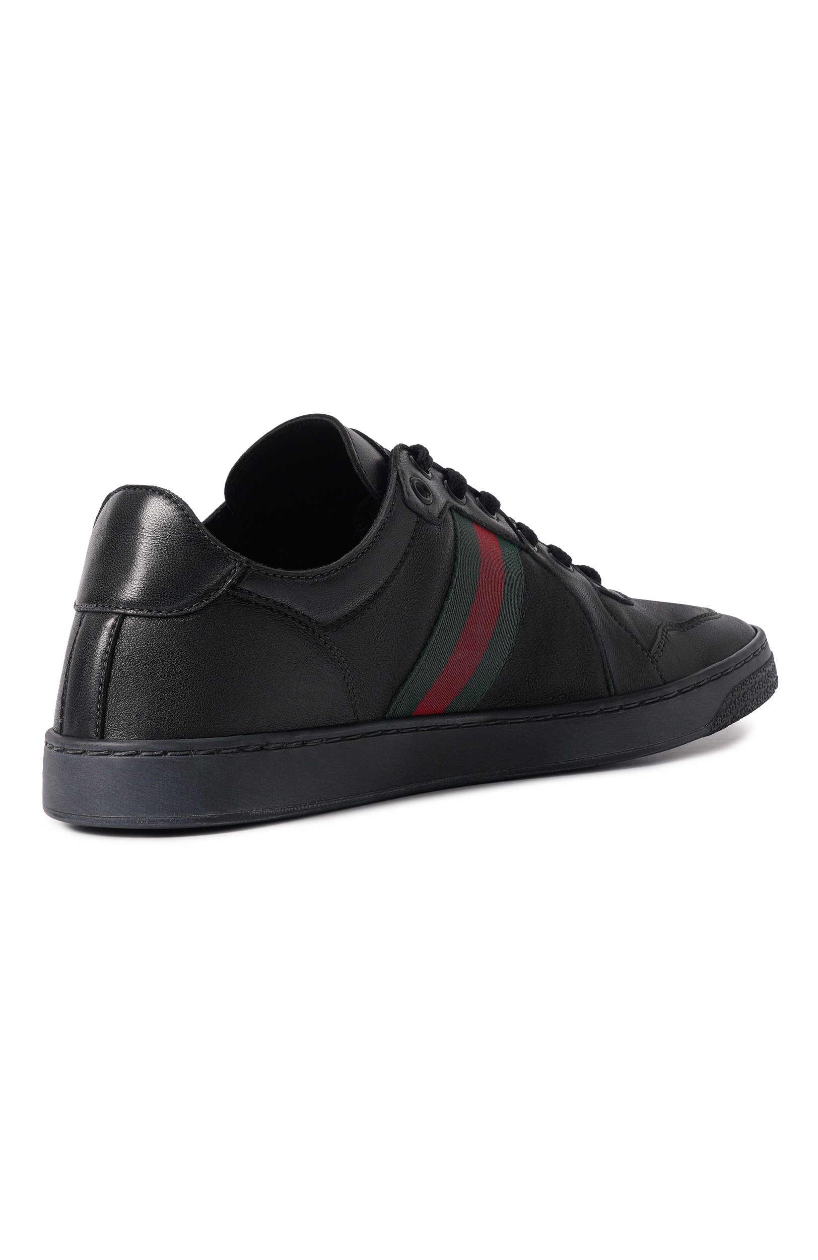 Кожаные кеды coda low GUCCI черного цвета по цене 96300 руб., арт. 865441/AAGFF, фото 3 Кожаные кеды coda low GUCCI, арт. 865441/AAGFF, фото 3