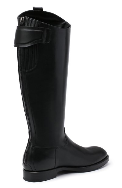 Кожаные сапоги DOLCE & GABBANA, арт. A70040/AW375, фото 4