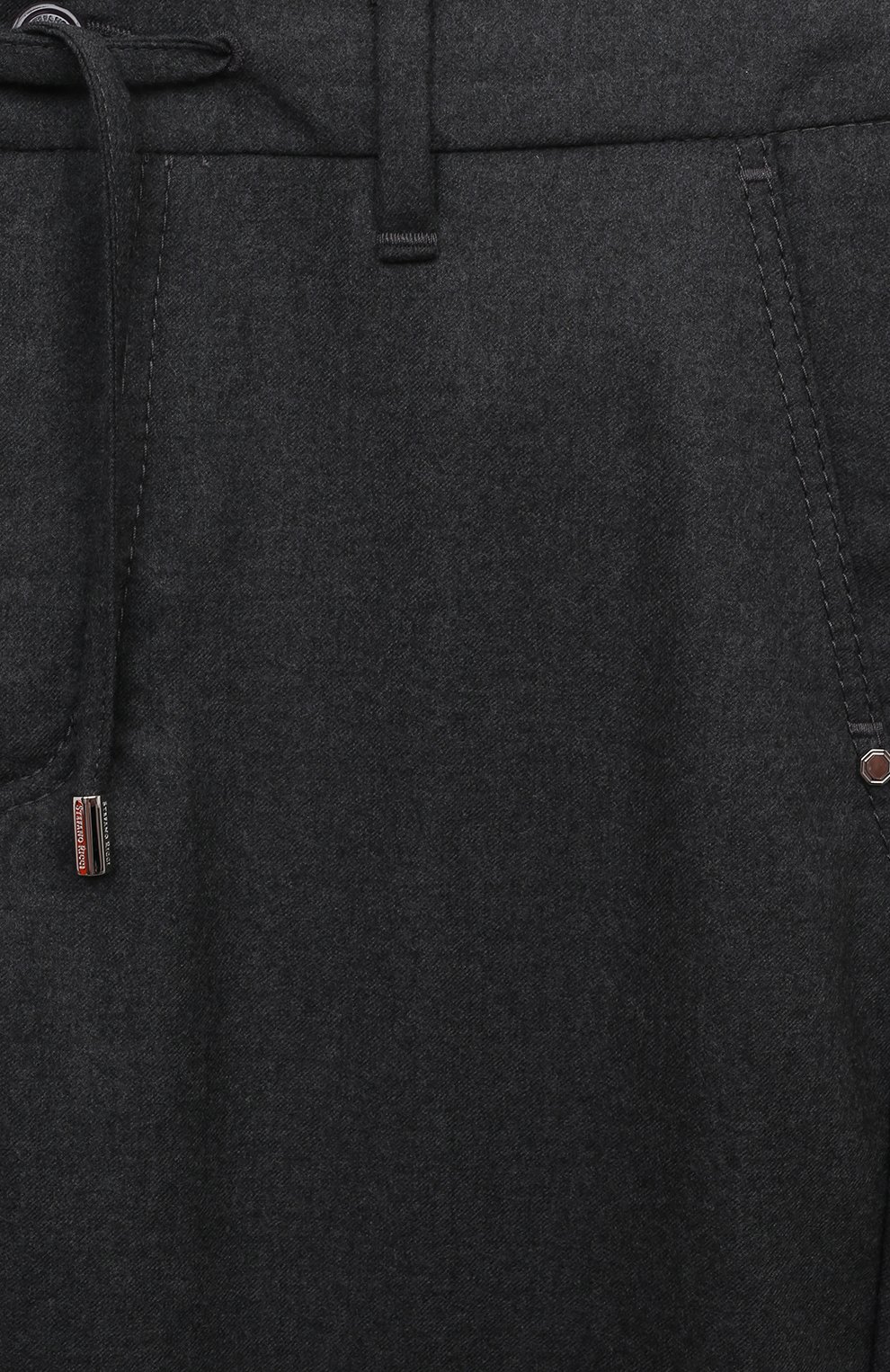 Шерстяные брюки STEFANO RICCI JUNIOR темно-серого цвета по цене 76050 руб., арт. Y8T3300200/T9881, фото 3 Шерстяные брюки STEFANO RICCI JUNIOR, арт. Y8T3300200/T9881, фото 3