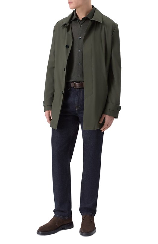 Кашемировая рубашка MVST MAN SHIRT L/S/15804 Зелёный  MAN SHIRT L/S/15804 Фото 2