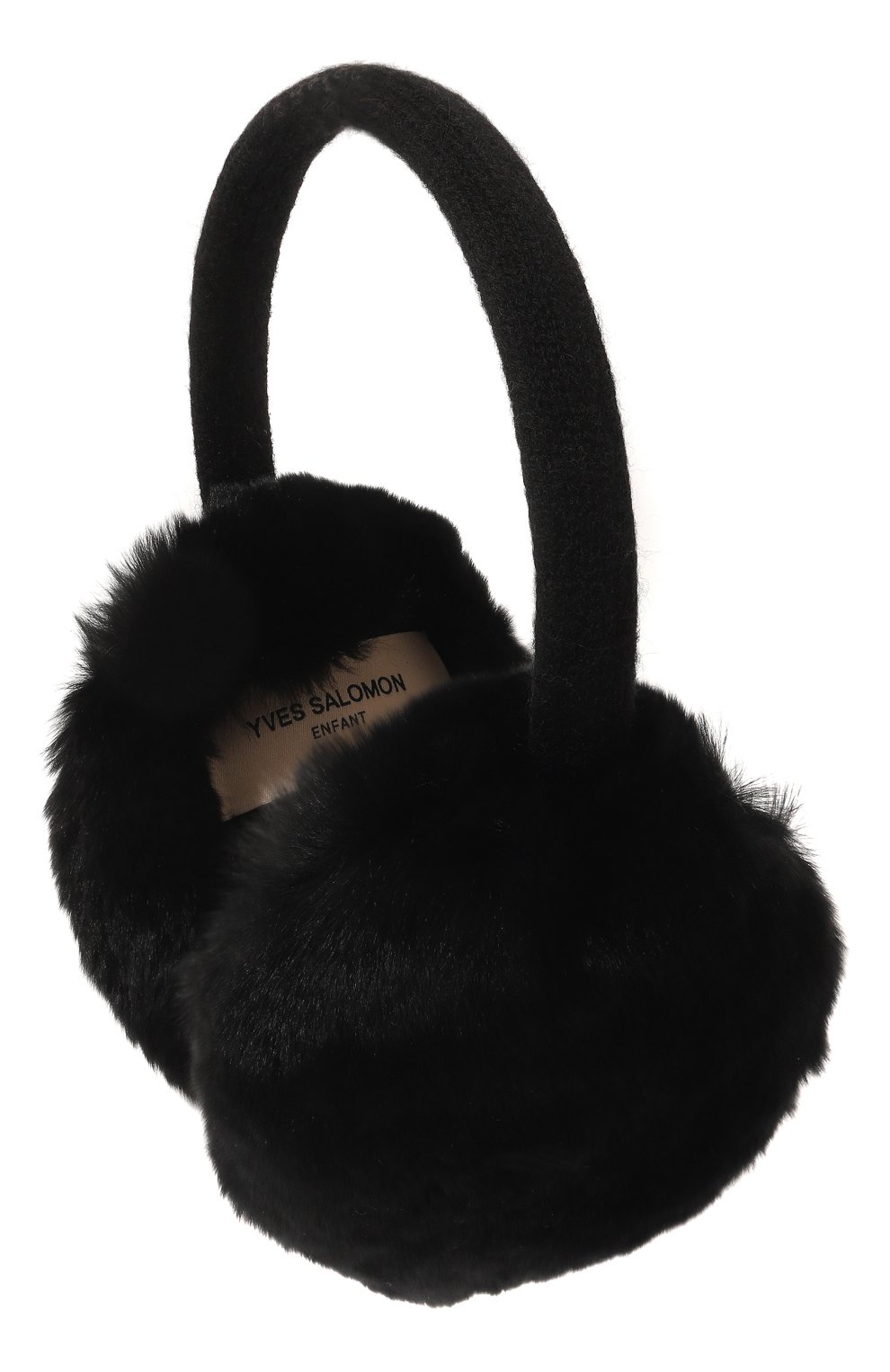 Шерстяные наушники с мехом YVES SALOMON ENFANT, арт. 20WEA310XXREXX, фото 2