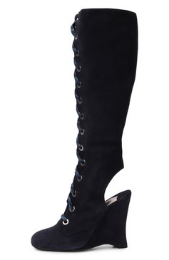 Замшевые сапоги PRADA, арт. 1W186H-008-F0008-110, фото 2