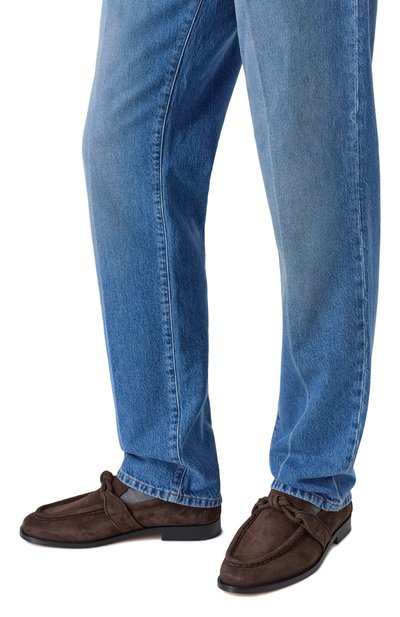 Замшевые лоферы astaire BOTTEGA VENETA темно-коричневого цвета по цене 114000 руб., арт. 796445/V3XR0, фото 3 Замшевые лоферы astaire BOTTEGA VENETA, арт. 796445/V3XR0, фото 3