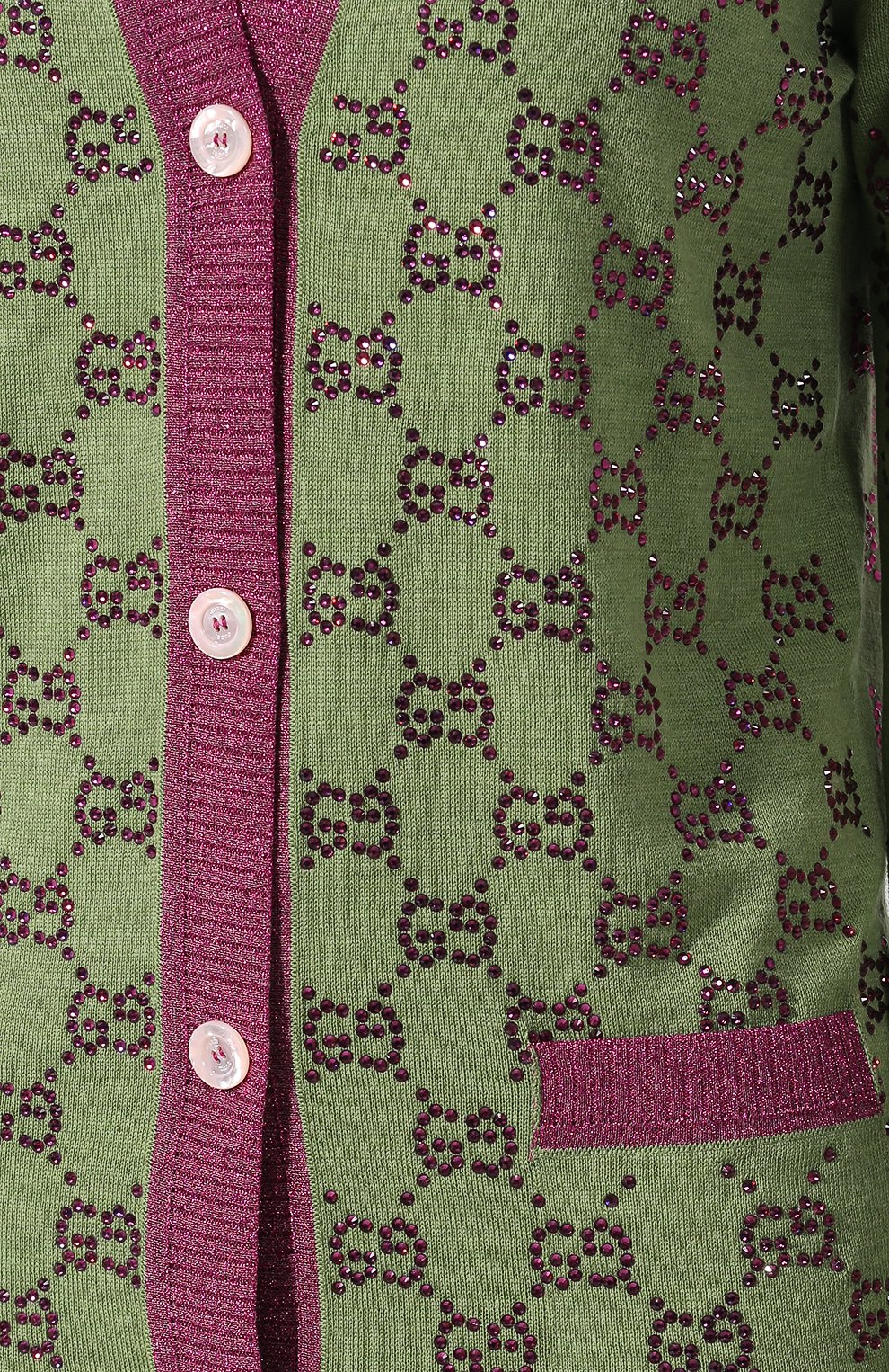 Шерстяной кардиган с декоративной отделкой GUCCI, арт. 543413/X956A, фото 5