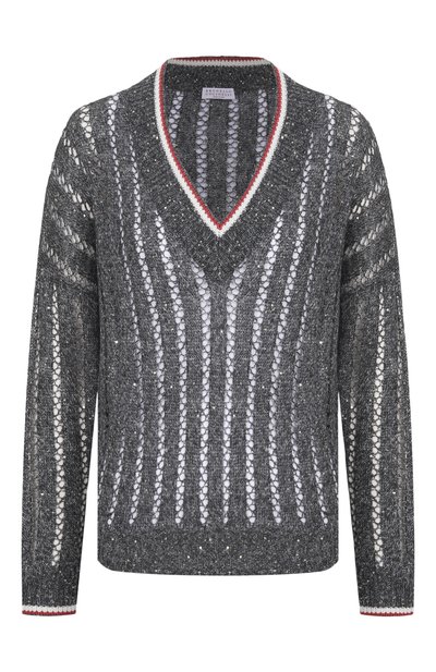 Женский льняной свитер BRUNELLO CUCINELLI, арт. MC0559402