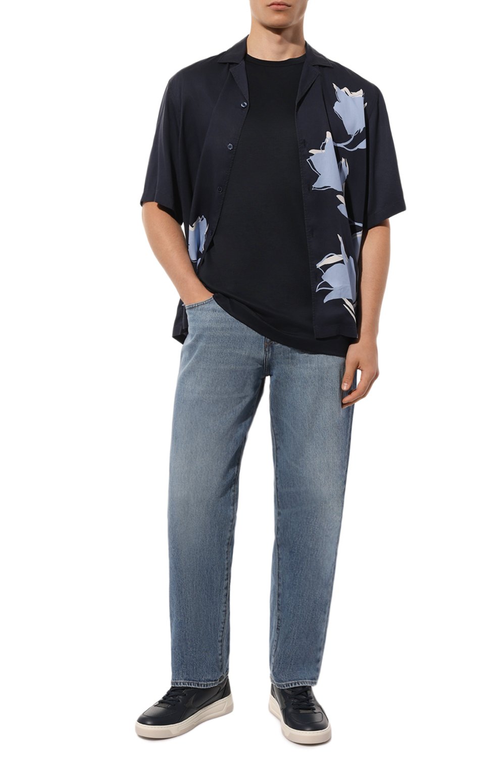 Футболка из лиоцелла и хлопка BOSS, арт. 50513674, фото 2