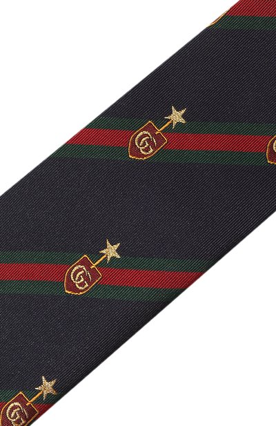 Шелковый галстук GUCCI, арт. 521716 4B744, фото 4