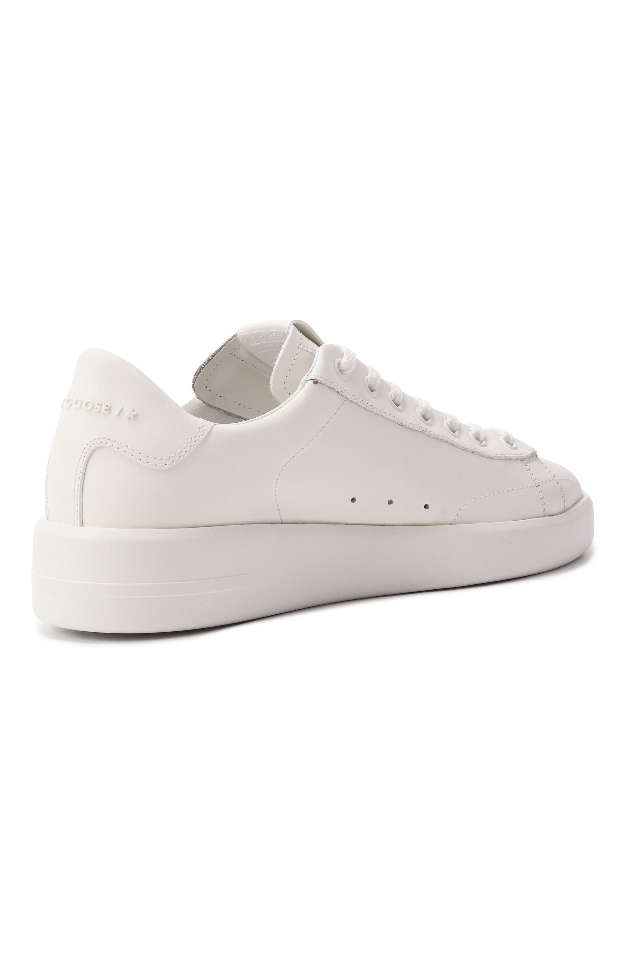 Кожаные кеды pure-star GOLDEN GOOSE DELUXE BRAND белого цвета по цене 86150 руб., арт. GWF00197.F002789, фото 5 Кожаные кеды pure-star GOLDEN GOOSE DELUXE BRAND, арт. GWF00197.F002789, фото 5