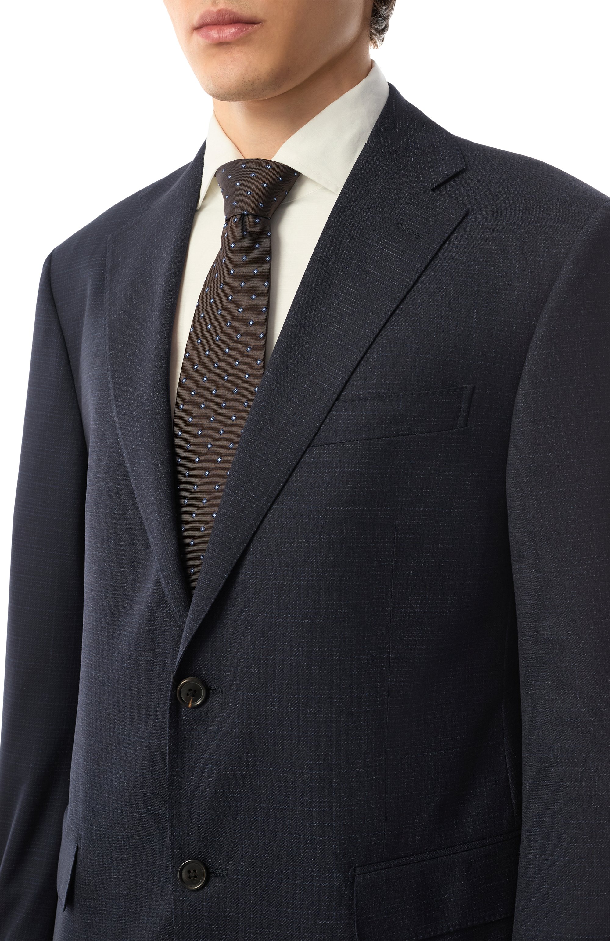 Шелковый галстук CORNELIANI, арт. 25U302-2520309, фото 2