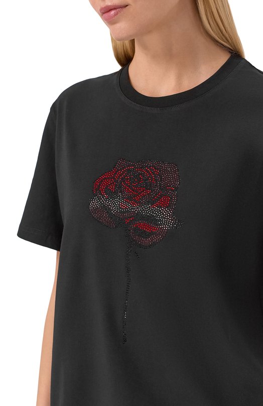 Хлопковая футболка Flashin FS26TRR Чёрный  FS26TRR Фото 5