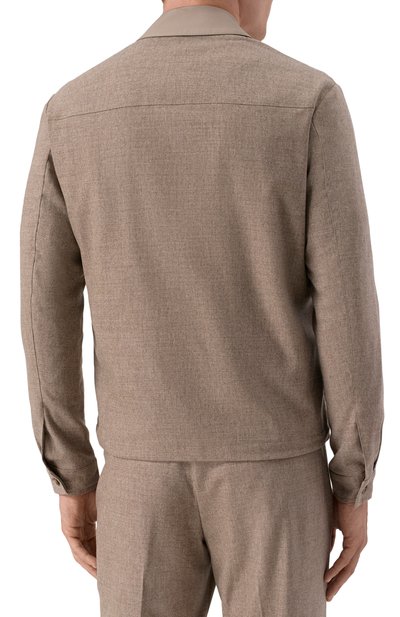 Куртка-рубашка из шерсти и кашемира MARCO PESCAROLO, арт. VENTIDUE/52F29, фото 4