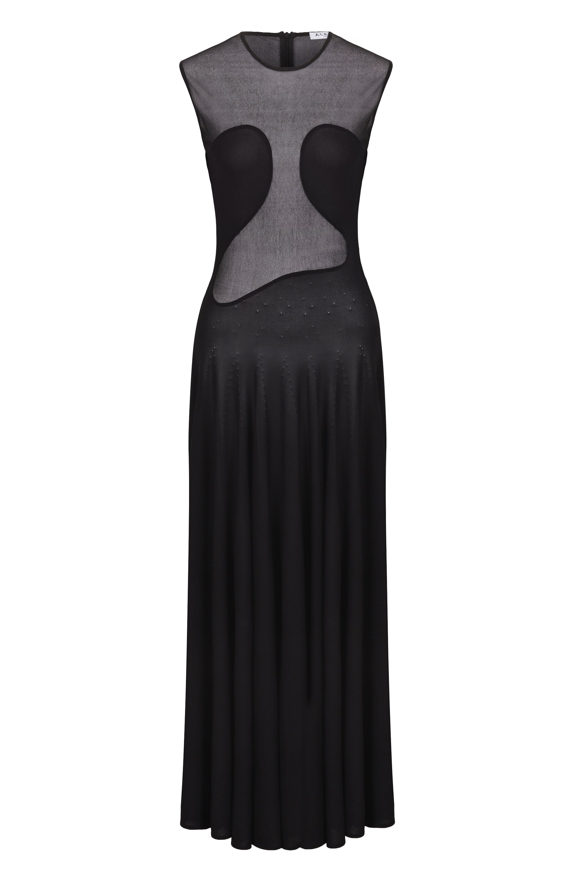 Платье из вискозы ALAIA, арт. AA9R2653K061A, фот�о 1