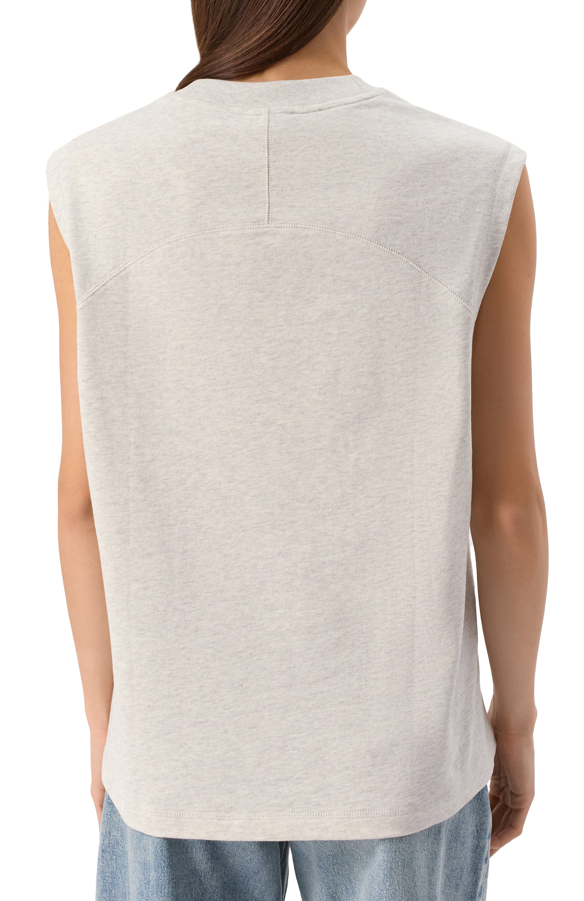 Хлопковая майка a.p.c. x asics A.P.C., арт. C0GWV-M26455, фото 4