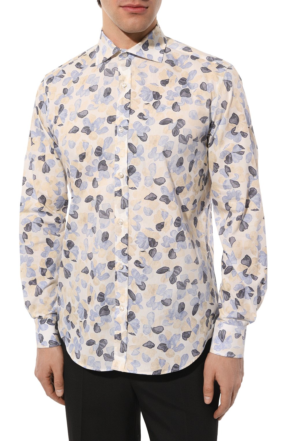 Хлопковая рубашка PAUL&SHARK, арт. 23413086J, фото 3