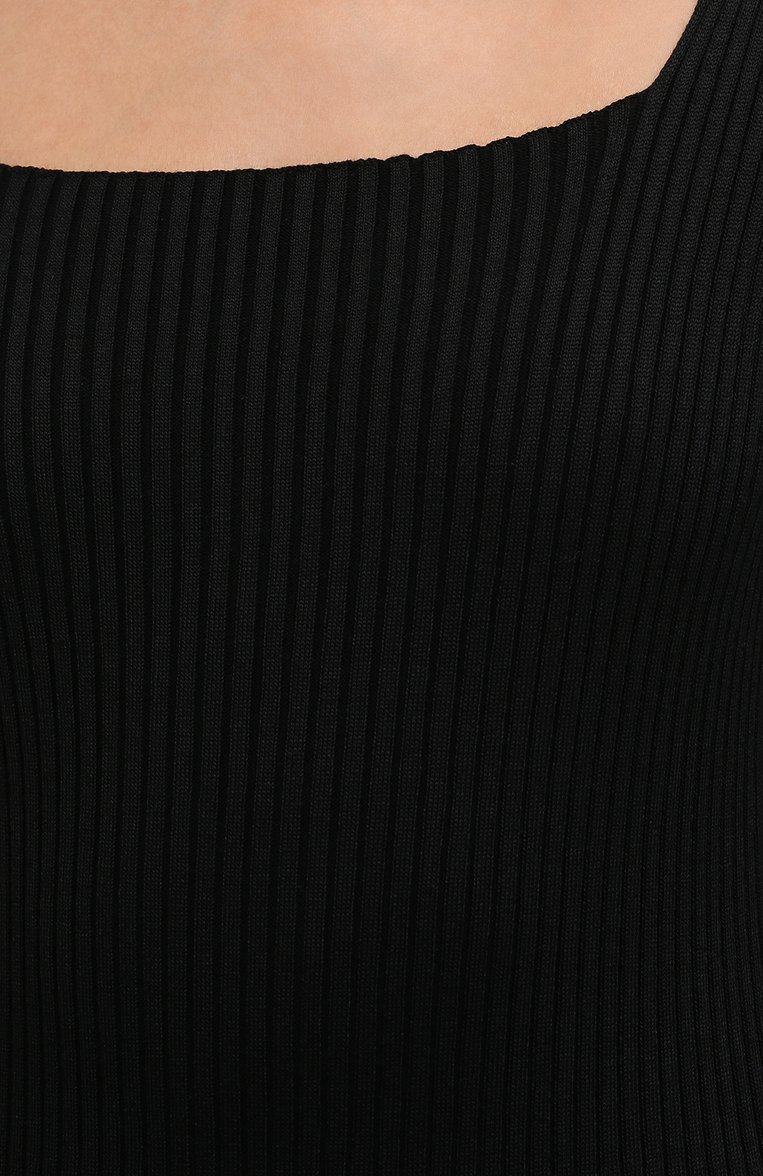 Женское платье из вискозы AND THE BRAND черного цвета, арт. S22-D003-1403-900 | Фото 5 (Рукава: Длинные; Стили: Гламурный; Случай: Повседневный; Региональные ограничения белый список (Axapta Mercury): Не проставлено, RU; Кросс-КТ: Трикотаж; Материал сплава: Проставлено; Длина Ж (юбки, платья, шорты): Миди; Материал внешний: Вискоза; Драгоценные камни: Проставлено; Женское Кросс-КТ: Платье-одежда)