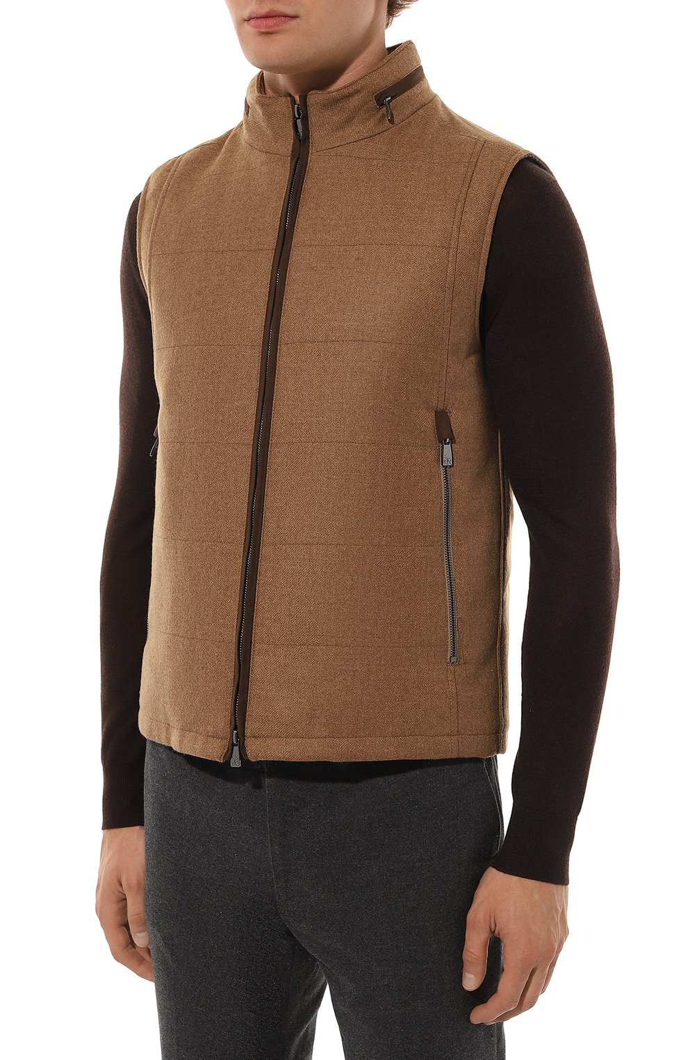 Жилет из шерсти и кашемира CORNELIANI, арт. 94C571-9418267, фото 3