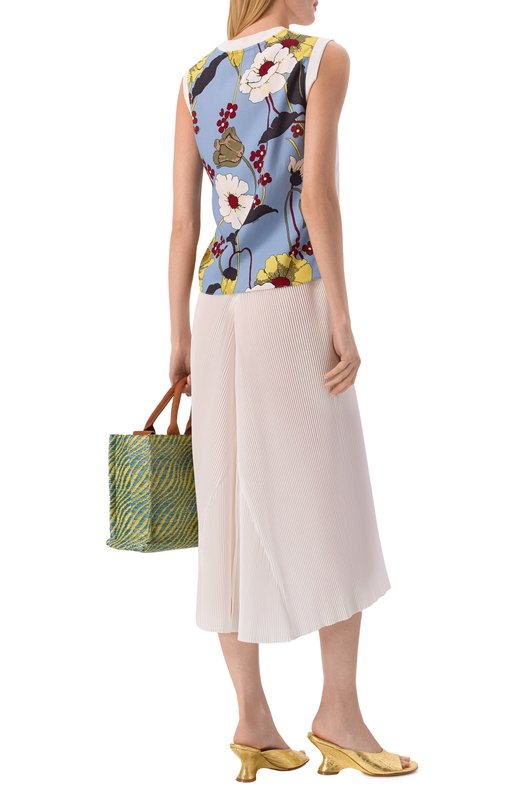 Хлопковая футболка Marni THJE0386Q0/UTC585 Белый  THJE0386Q0/UTC585 Фото 2