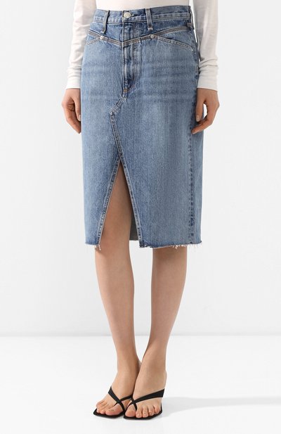 Джинсовая юбка RAG AND BONE, арт. WDD19H1B06S6JD, фото 3