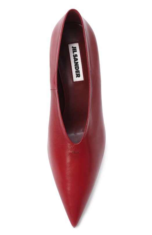 Кожаные туфли Jil Sander J15WL0056/P8226 Красный  J15WL0056/P8226 Фото 6