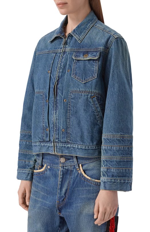 Джинсовая куртка Undercover UP1F1202 Синий  UP1F1202 Фото 3