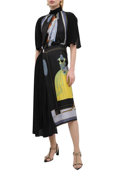 Шелковое платье LANVIN черного цвета по цене 280000 руб., арт. RW-DR353I-4847-P21, фото 2 Шелковое платье LANVIN, арт. RW-DR353I-4847-P21, фото 2