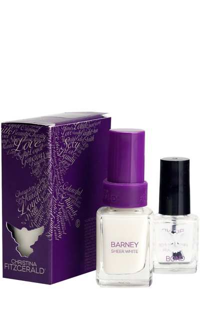 Женский лак для ногтей \нежно-белый\" barney sheer white + bond" CHRISTINA FITZGERALD, арт. 9333381000606