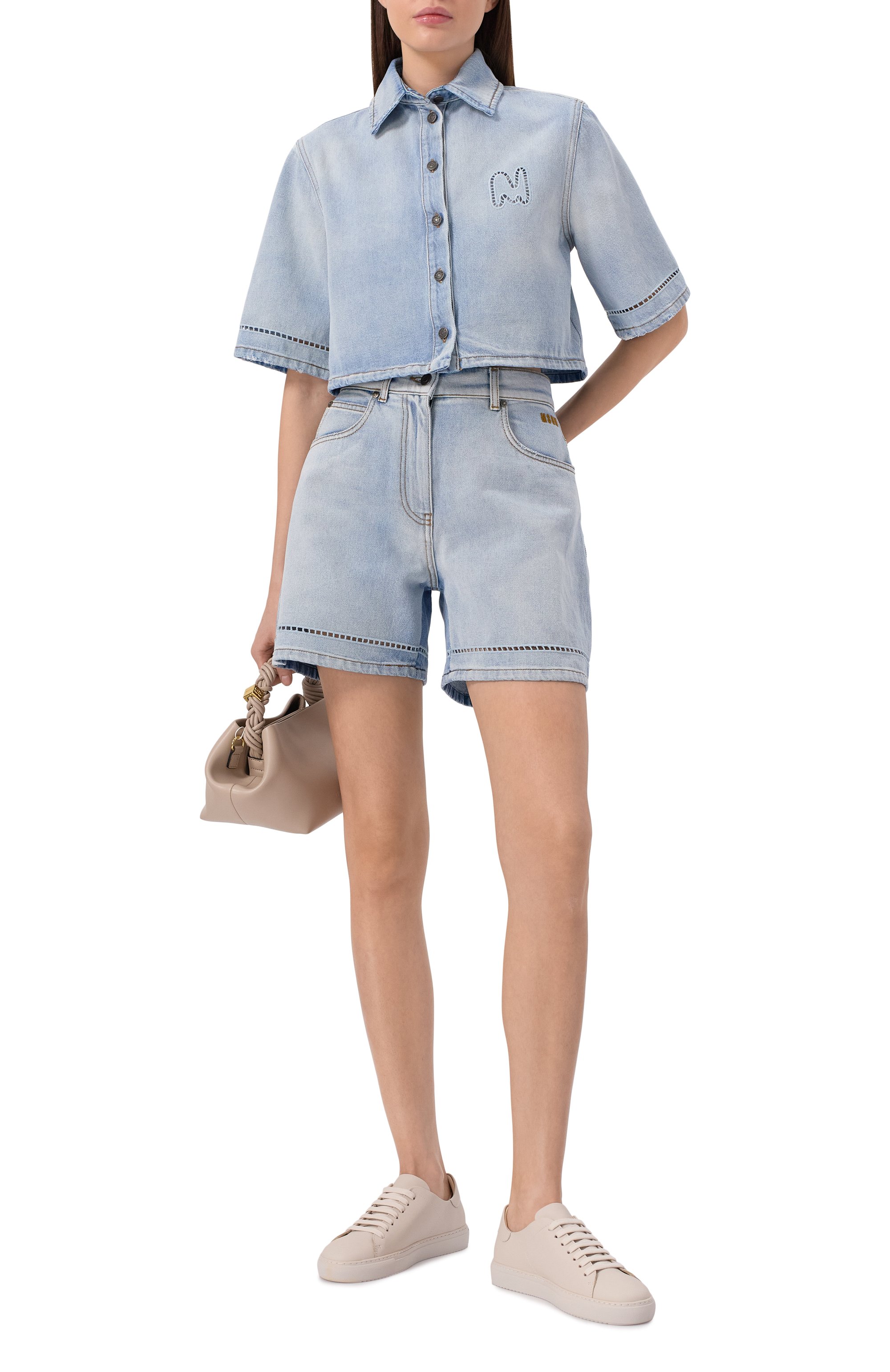 Джинсовая рубашка MSGM, арт. 3841MDE232X/257271, фото 2