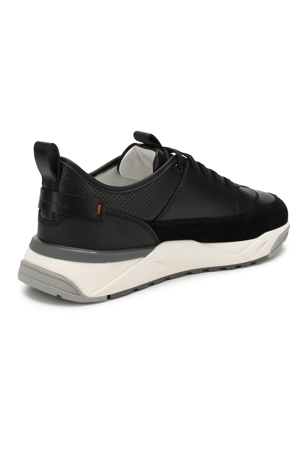 Кожаные кроссовки SANTONI, арт. MBI021274BGRXJUMN01, фото 4