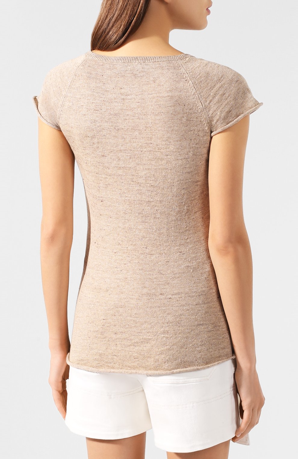 Футболка из смеси льна и хлопка IL BORGO CASHMERE, арт. 55-1044G0, фото 4