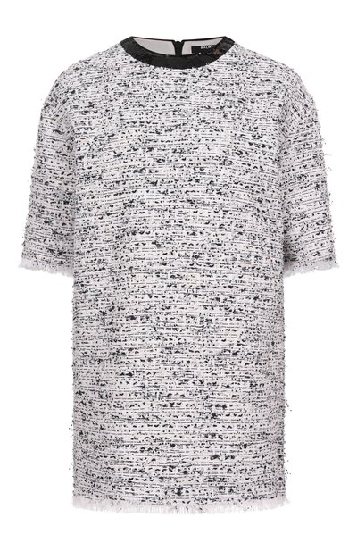 Женский твидовый топ BALMAIN, арт. EF1EG117/CF78