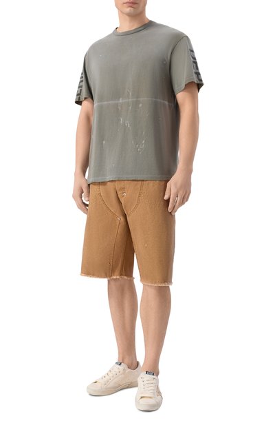 Хлопковые шорты GALLERY DEPT., арт. BTM028T/C0TT0N, фото 2