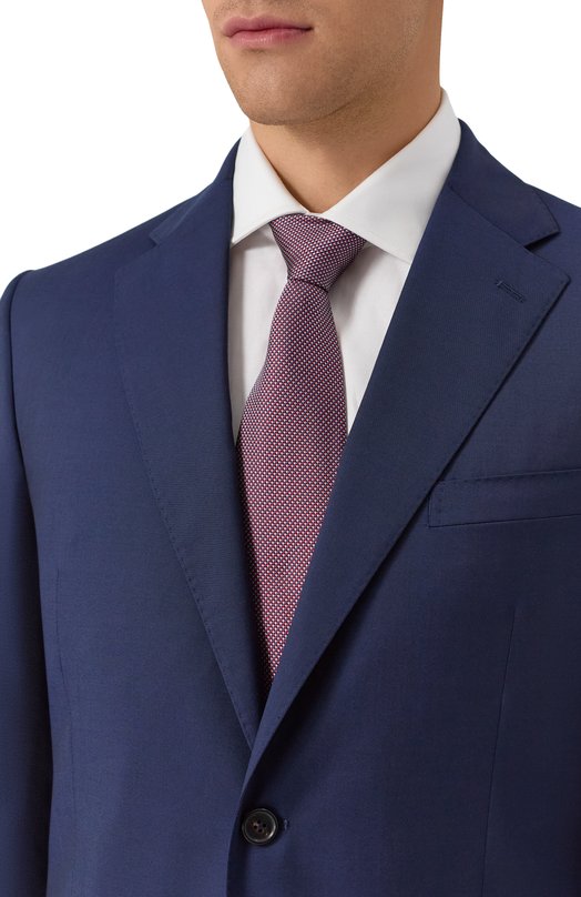 Шелковый галстук Brioni 061D00/0D428 Красный  061D00/0D428 Фото 2