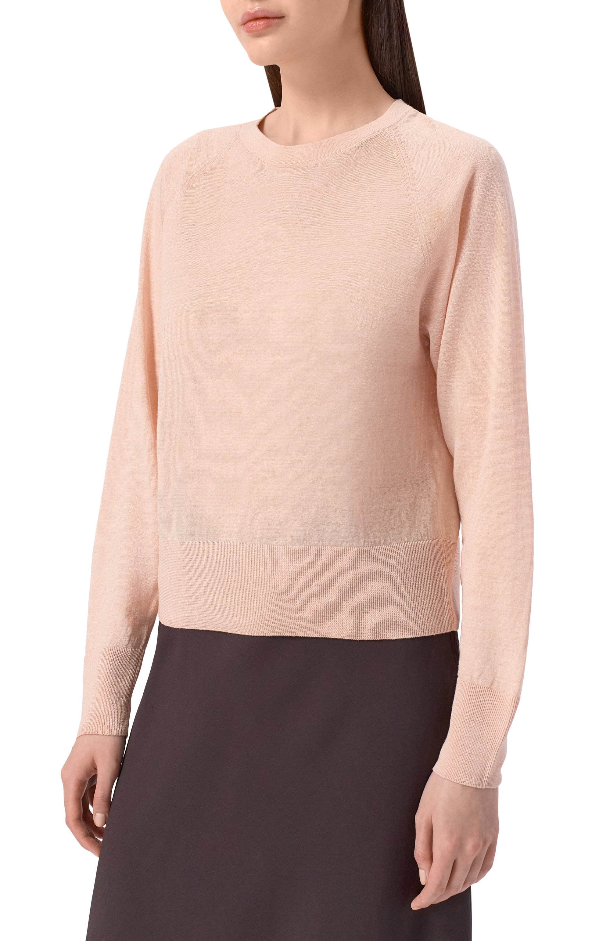 Пуловер изо льна и шелка AGNONA, арт. K111048E/0L180PE, фото 3