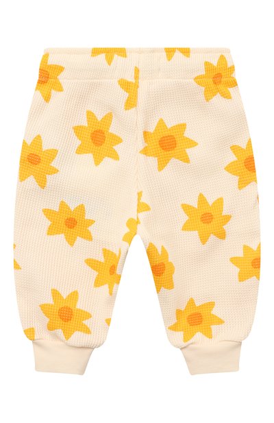 Хлопковые джоггеры TINYCOTTONS желтого цвета по цене 7800 руб., арт. SS23-254, фото 2 Хлопковые джоггеры TINYCOTTONS, арт. SS23-254, фото 2