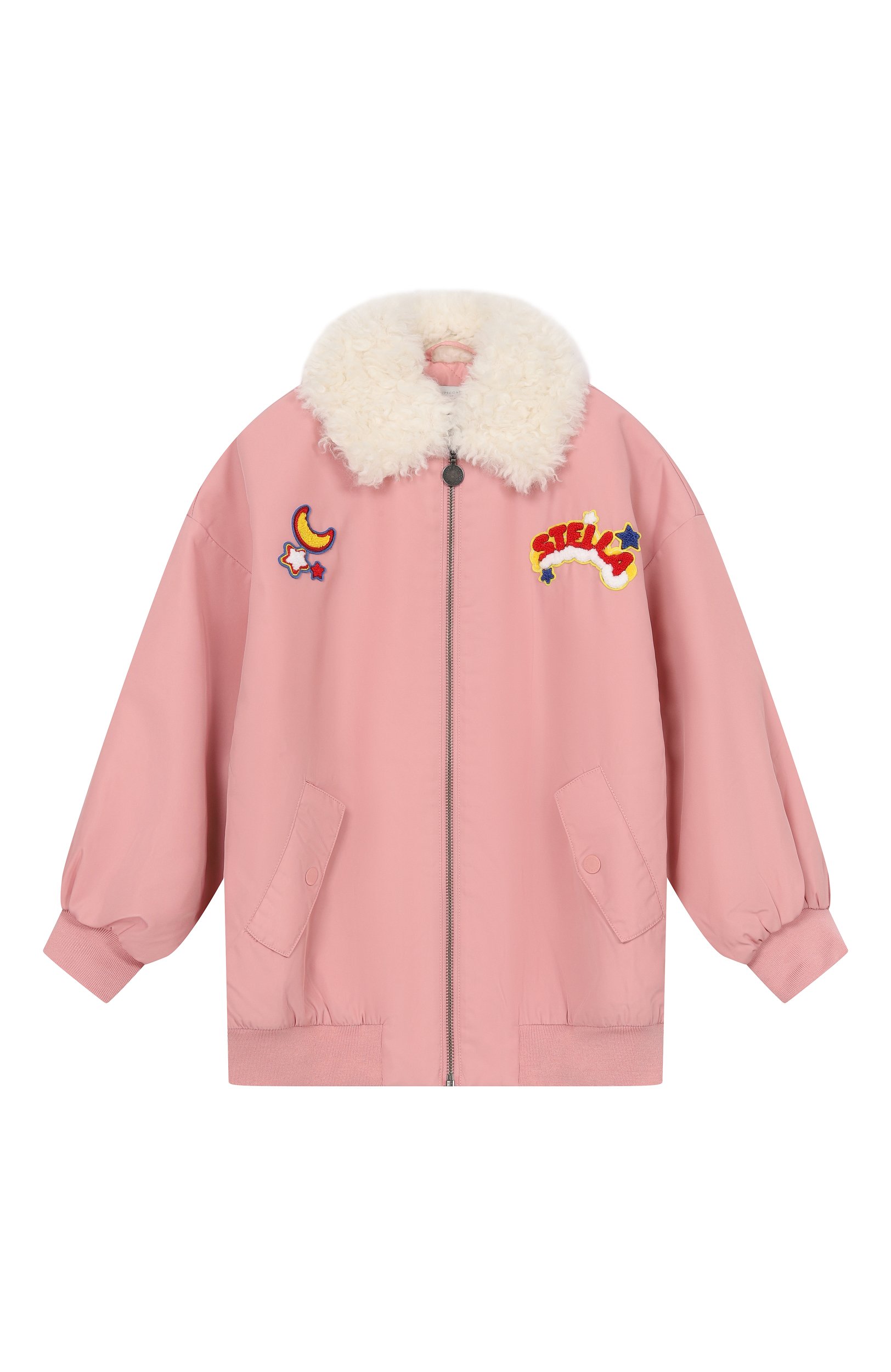Бомбер STELLA MCCARTNEY розового цвета по цене 31450 руб., арт. TZ2A57, фото 1 Бомбер STELLA MCCARTNEY, арт. TZ2A57, фото 1