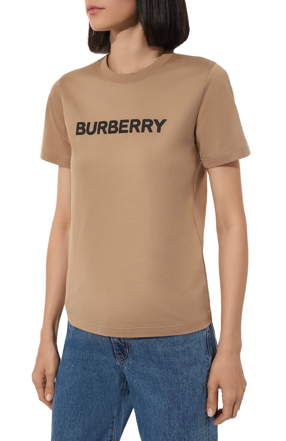 Хлопковая футболка BURBERRY, арт. 8060703A1420, фото 3