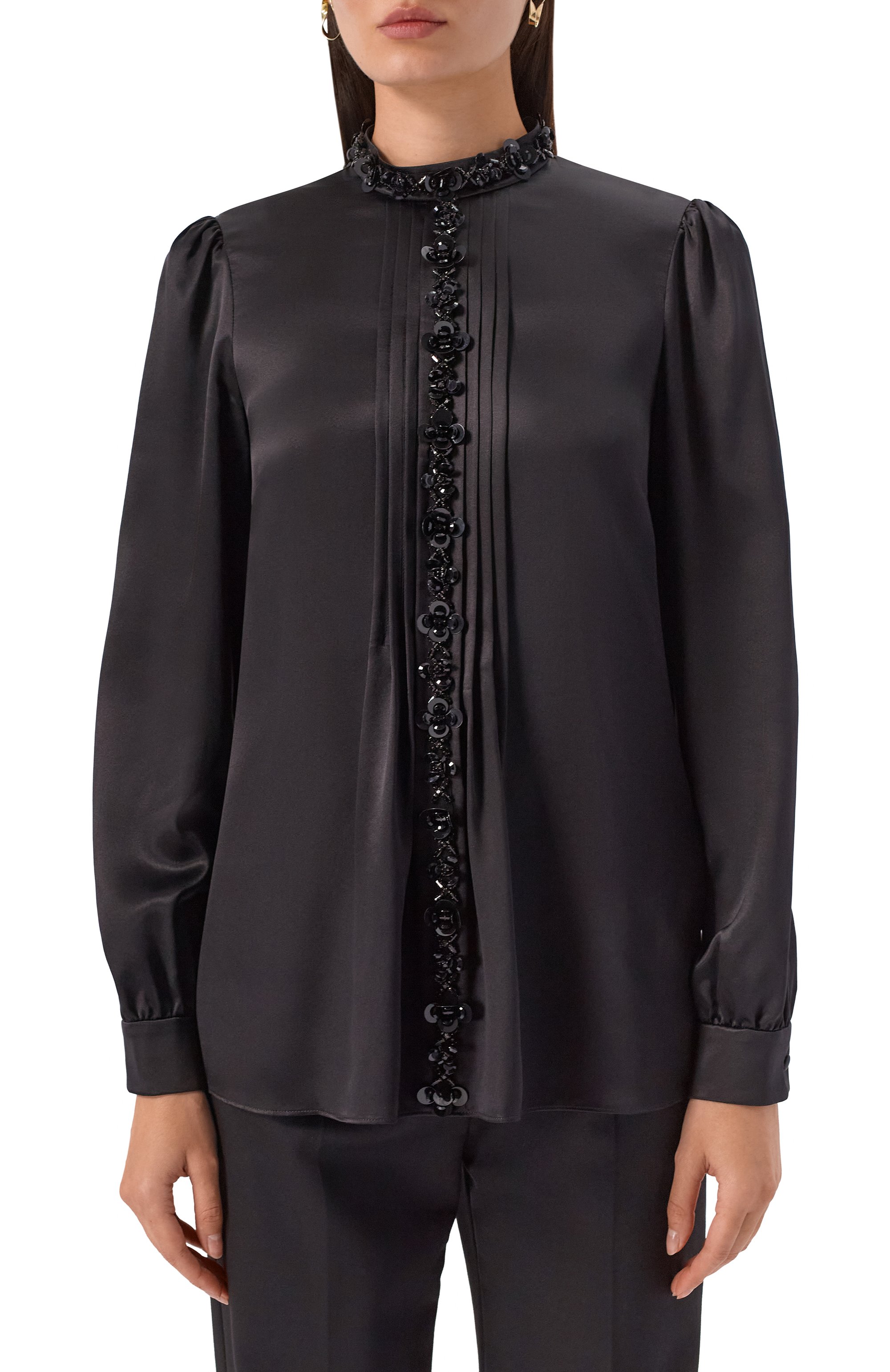 Шелковая блузка DOLCE & GABBANA, арт. F7BA6Z/FU1AU, фото 3