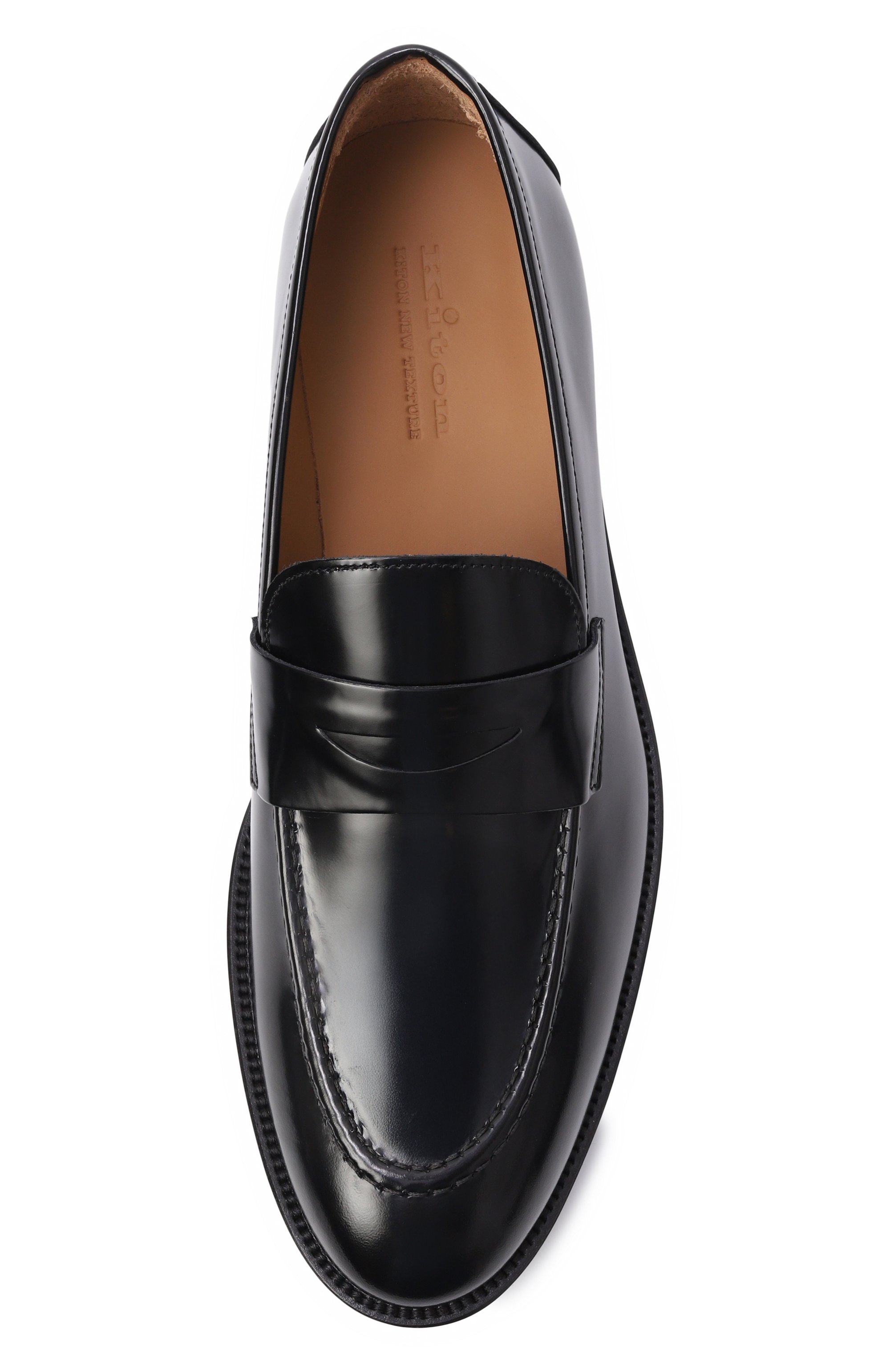 Кожаные пенни-лоферы KITON, арт. USSK061N00673, фото 5