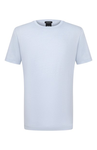 Мужская футболка изо льна и хлопка BOSS, арт. 50559163