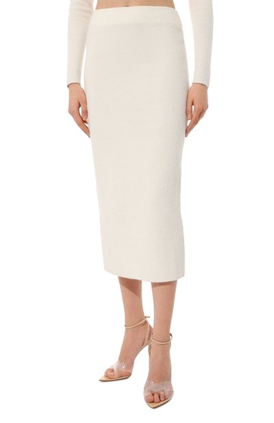 Юбка HUGO белого цвета по цене 16450 руб., арт. 50482462, фото 3 Юбка HUGO, арт. 50482462, фото 3