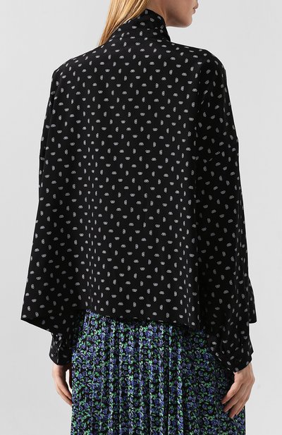Шелковая блузка BALENCIAGA, арт. 482308/TFLD2, фото 4