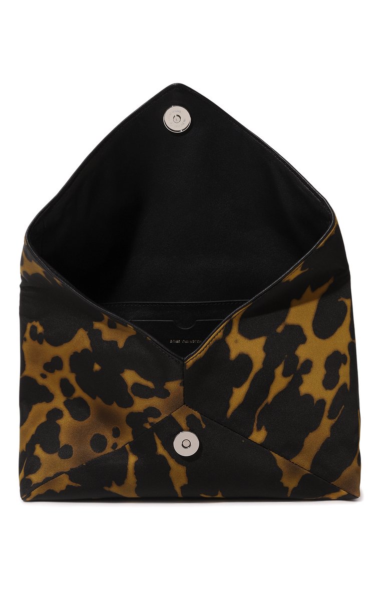 Женский клатч DRIES VAN NOTEN хаки цвета, арт. 222-031507-703 | Фото 5 (Размер: medium; Материал: Текстиль; Женское Кросс-КТ: Клатч-клатчи)