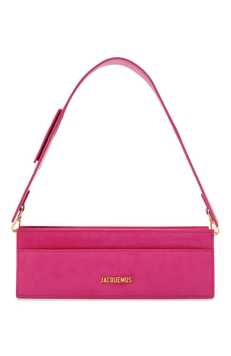 Женская сумка le sac ciuciu JACQUEMUS розового цвета, арт. 213BA101-3110 | Фото 1 (Размер: medium; Материал: Натуральная кожа; Сумки-технические: Сумки через плечо; Материал сплава: Проставлено; Драгоценные камни: Проставлено)