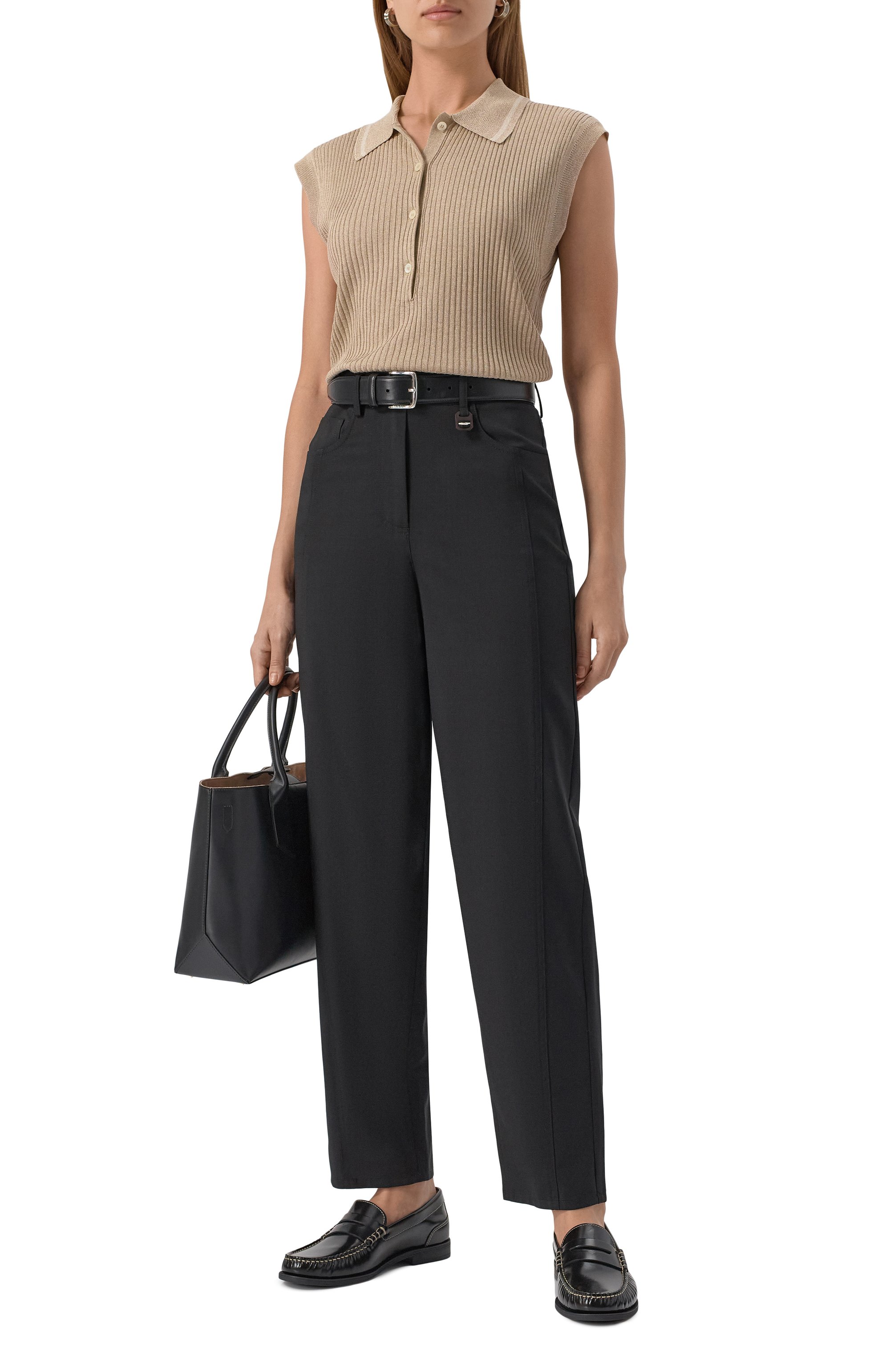 Шерстяные брюки LORENA ANTONIAZZI, арт. PA57A/3180, фото 2