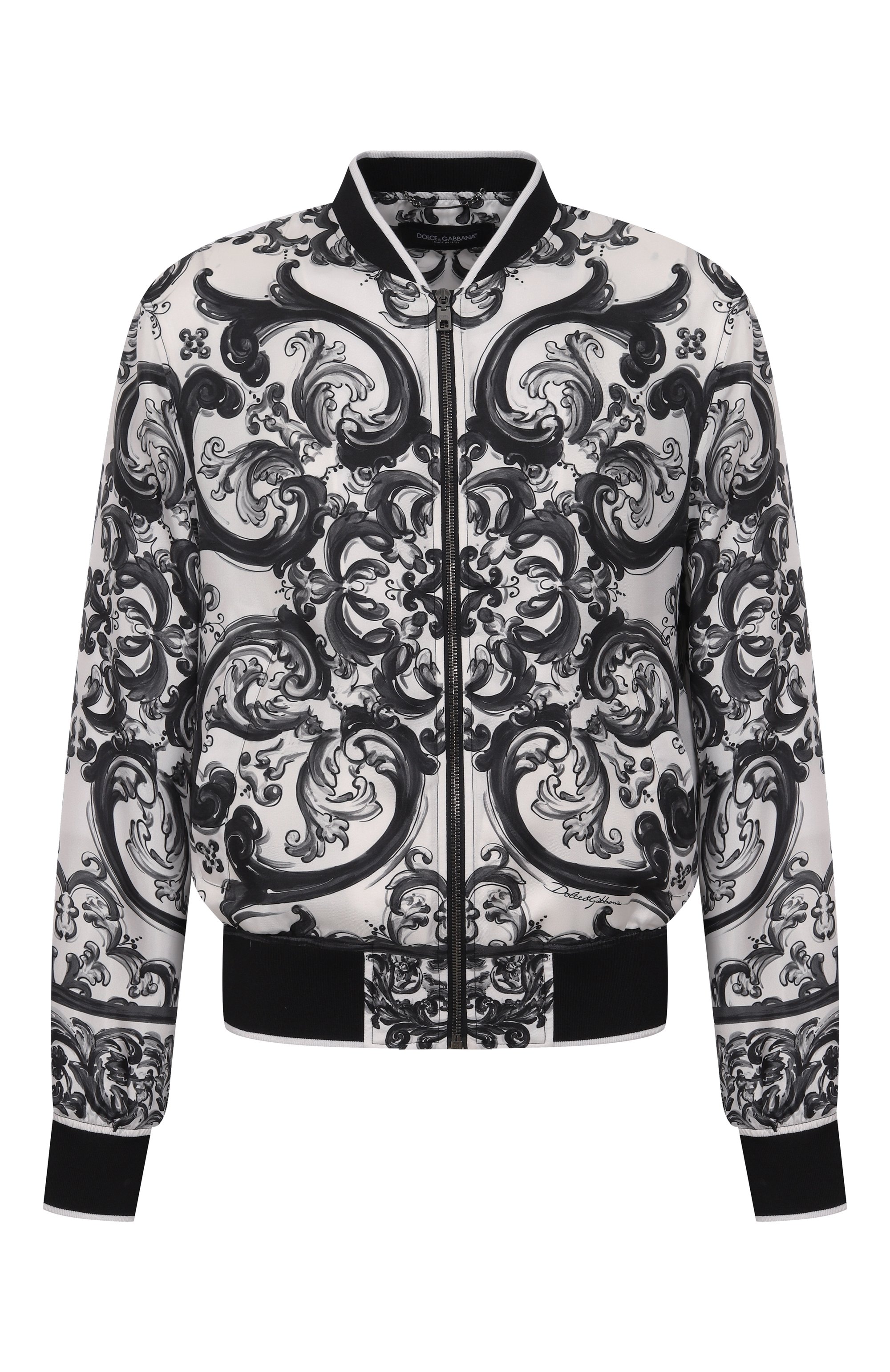Шелковый бомбер DOLCE & GABBANA, арт. G9BLZT/HI1S6, фото 1