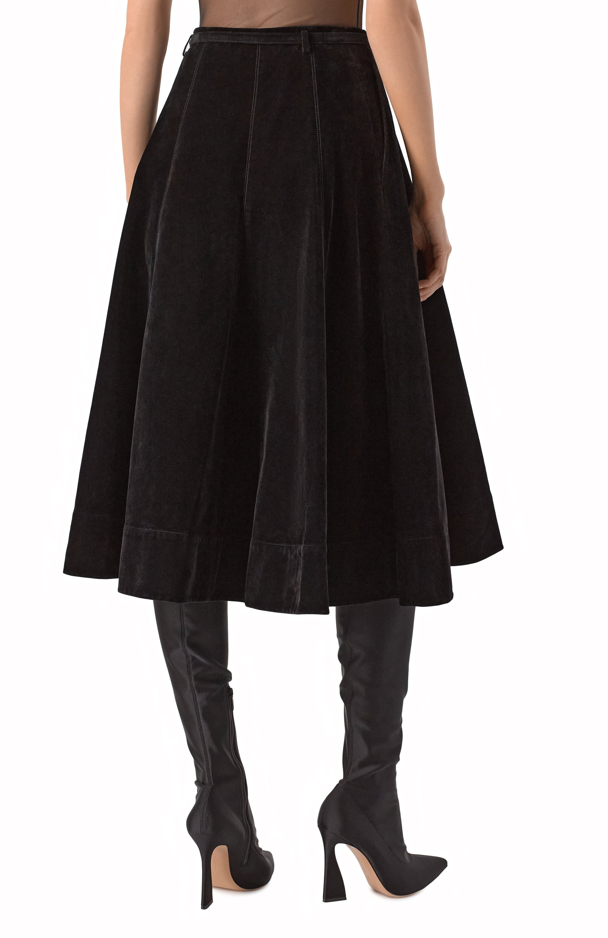 Бархатная юбка JUUN.J, арт. JW4Y27W53, фото 4