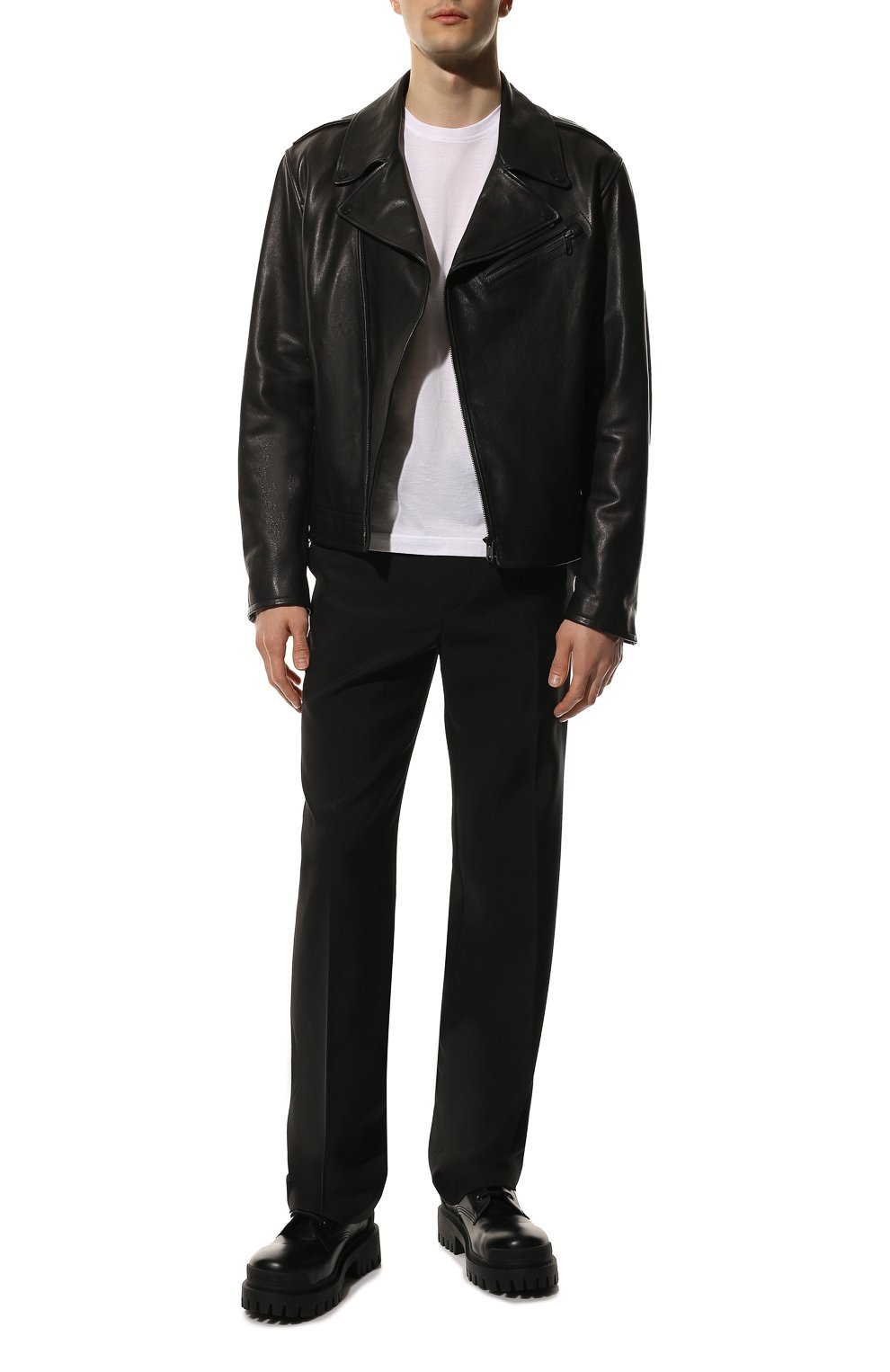 Кожаные ботинки BALENCIAGA, арт. 589338/WA960, фото 2