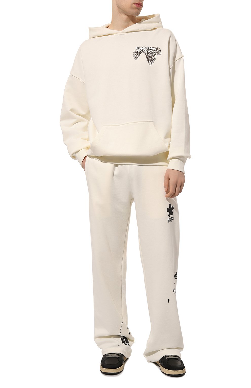 Хлопковое худи COMME DES FUCKDOWN, арт. CFABM01335, фото 2