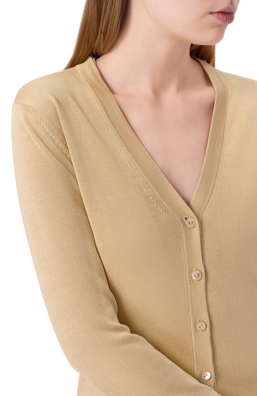 Шелковый кардиган Colombo MA04901/L/4-120AN Золотой  MA04901/L/4-120AN Фото 5