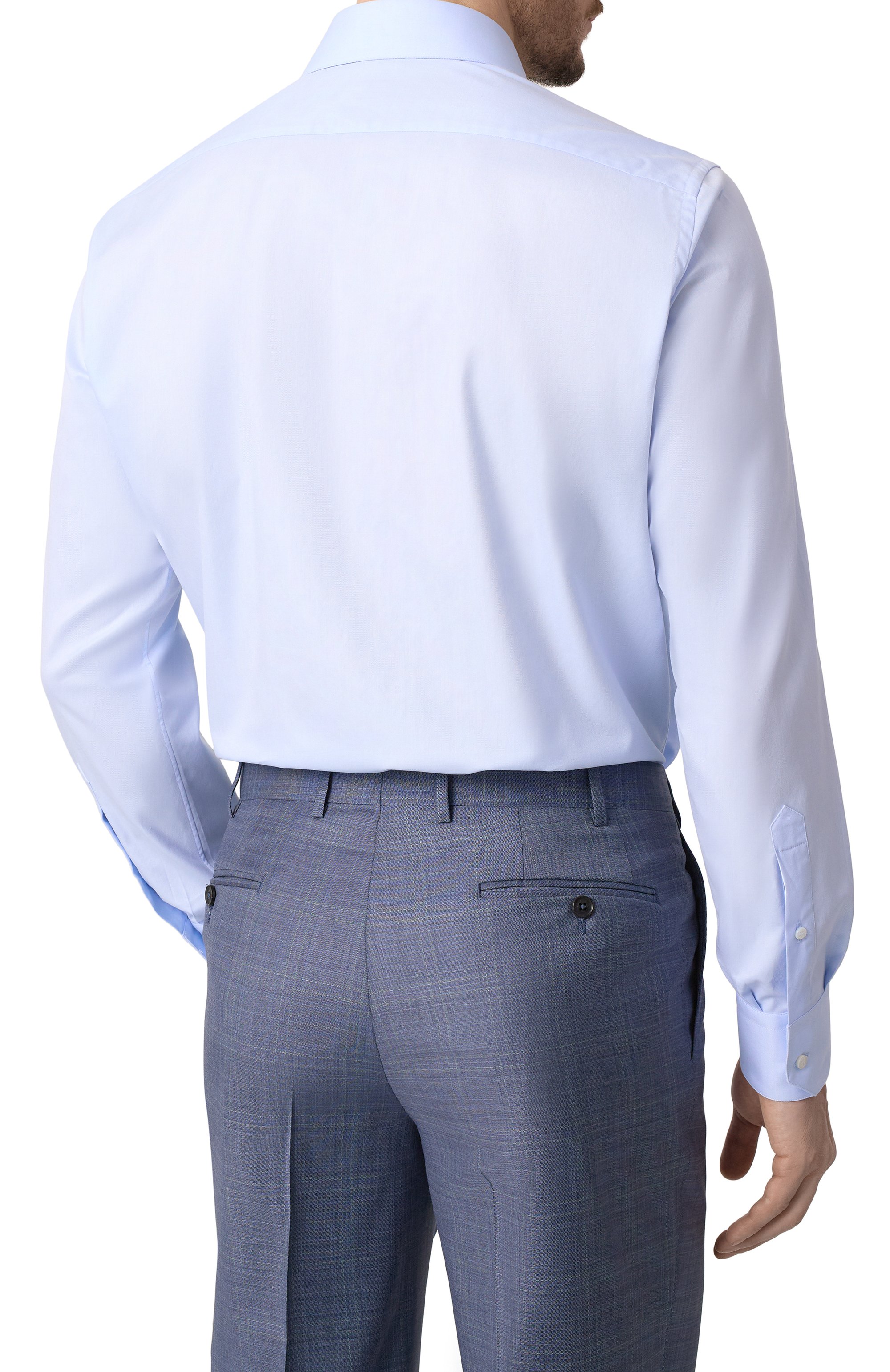 Хлопковая сорочка ZILLI, арт. F0RC01M010013116U, фото 4